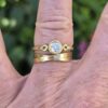Kimono ring; 18ct yellow gold. Size M 1/2 - Image 3