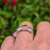 Chloris ring; lilac spinels, 18ct, 24ct gold and fine silver. Size P - Image 3
